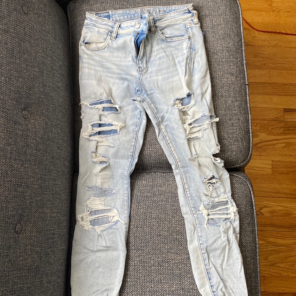 American Eagle Outfitters Whitewash jeans